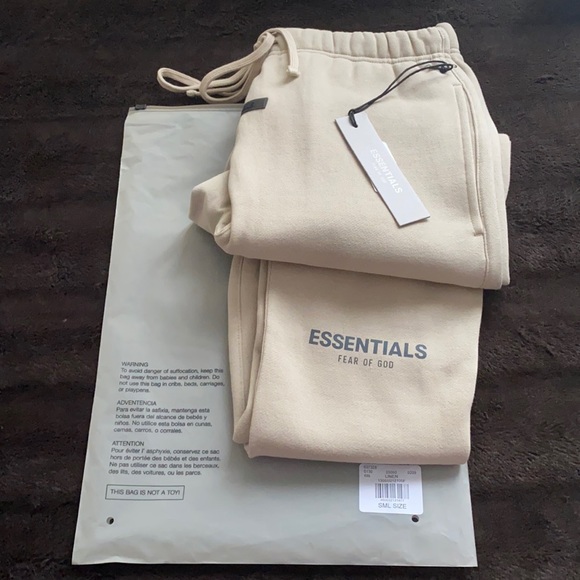 ✅ NWT Fear of God UNISEX Essentials lounge pants joggers 100% auth receipt avail - Picture 4 of 12